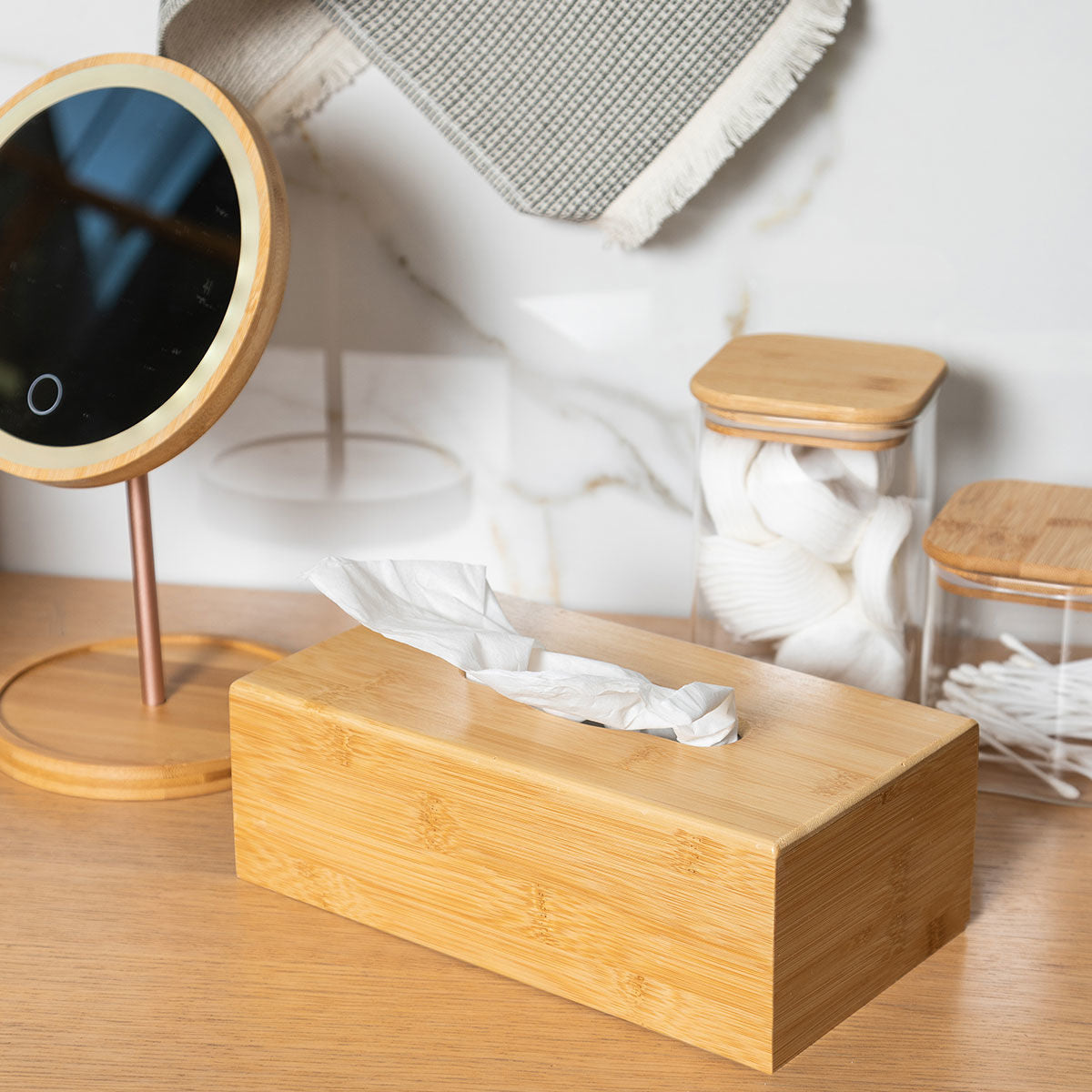 Estia Θήκη για Χαρτομάντηλα Bamboo Essentials 24x14x8.5 εκ