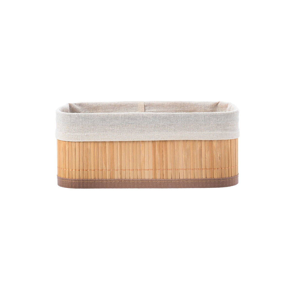 Estia Καλάθι Οργάνωσης Bamboo Essentials με Επένδυση 24.5x10εκ