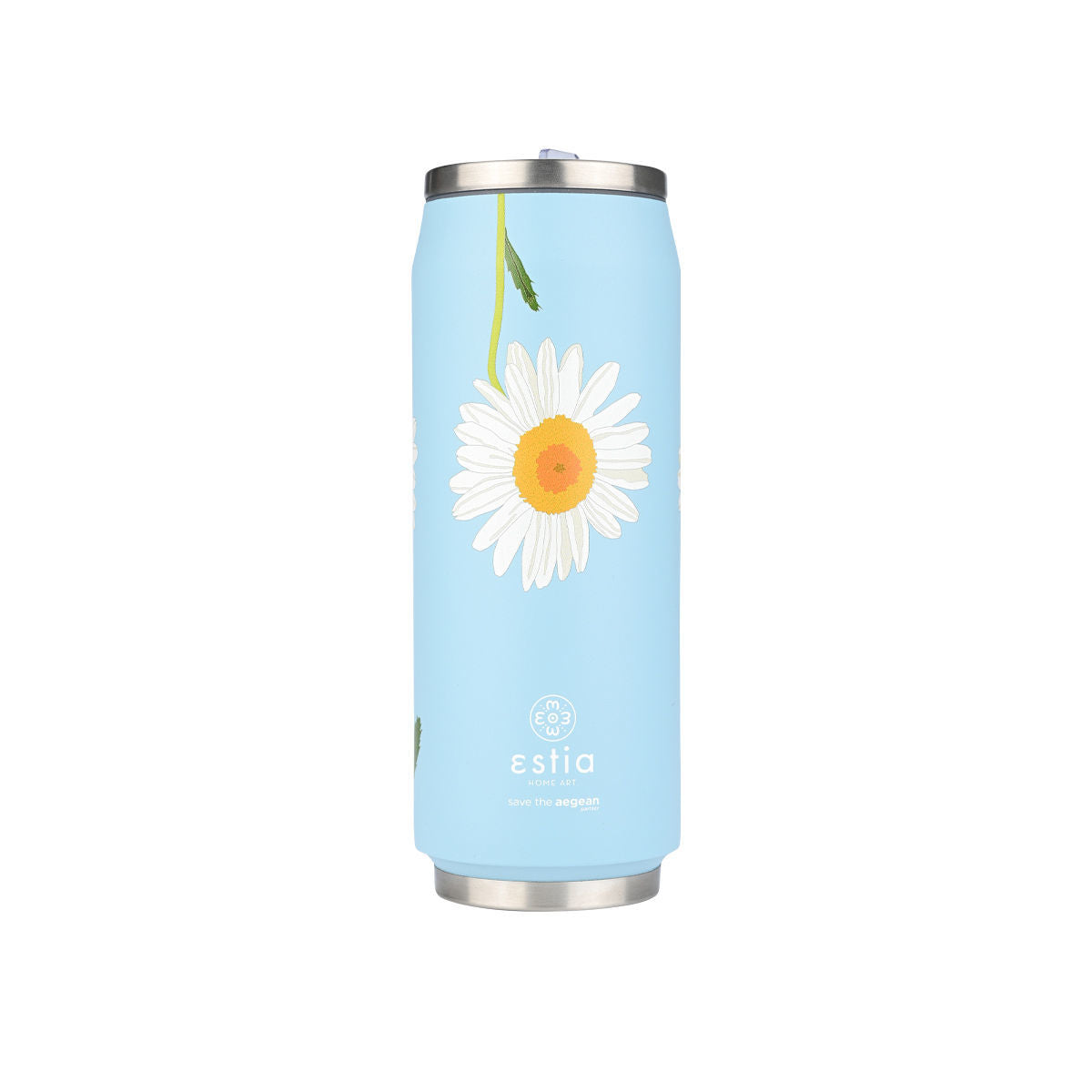 Estia Travel Cup Save The Aegean Ποτήρι Θερμός New Collection - 500ml