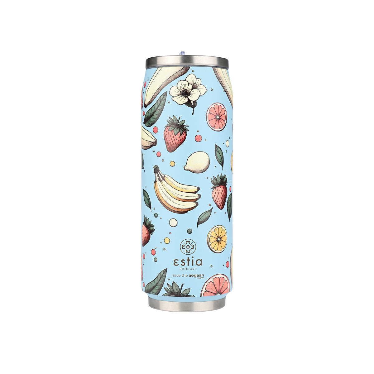 Estia Travel Cup Save The Aegean Ποτήρι Θερμός New Collection - 500ml
