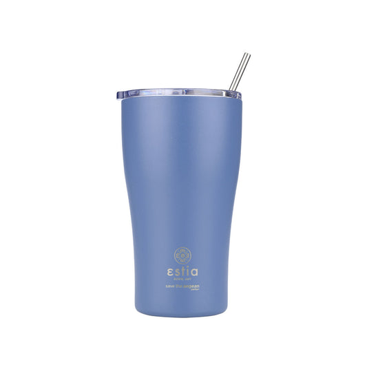 Estia Coffee Mug Save The Aegean Ποτήρι Θερμός με Καλαμάκι - 500ml