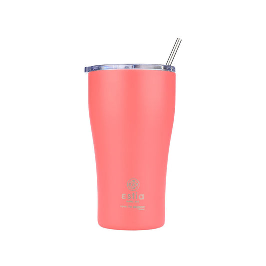 Estia Coffee Mug Save The Aegean Ποτήρι Θερμός με Καλαμάκι - 500ml