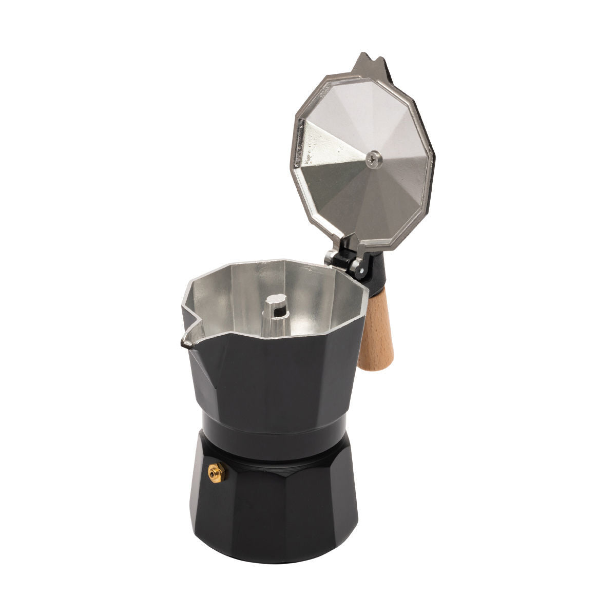 Estia Μπρικι Espresso 300ml Με Σωμα Αλουμινιου Μαυρο