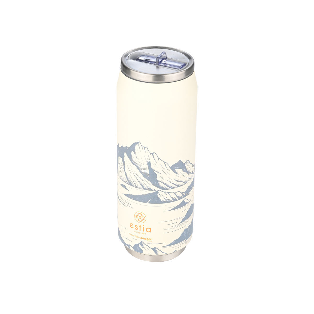 Estia Travel Cup Save The Aegean Ποτήρι Θερμός New Collection - 500ml