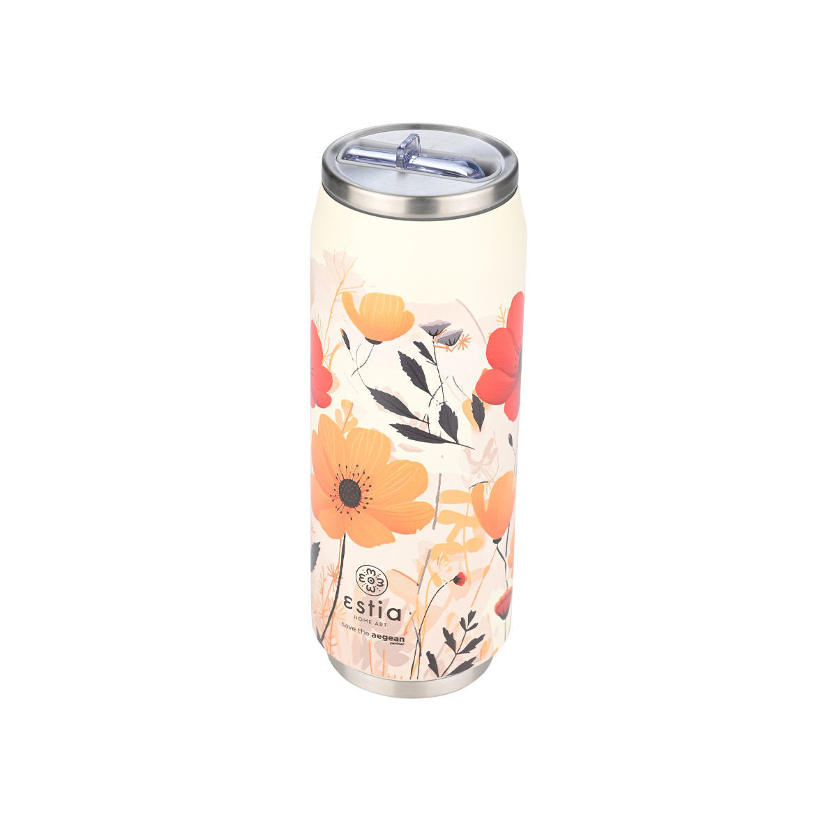 Estia Travel Cup Save The Aegean Ποτήρι Θερμός New Collection - 500ml