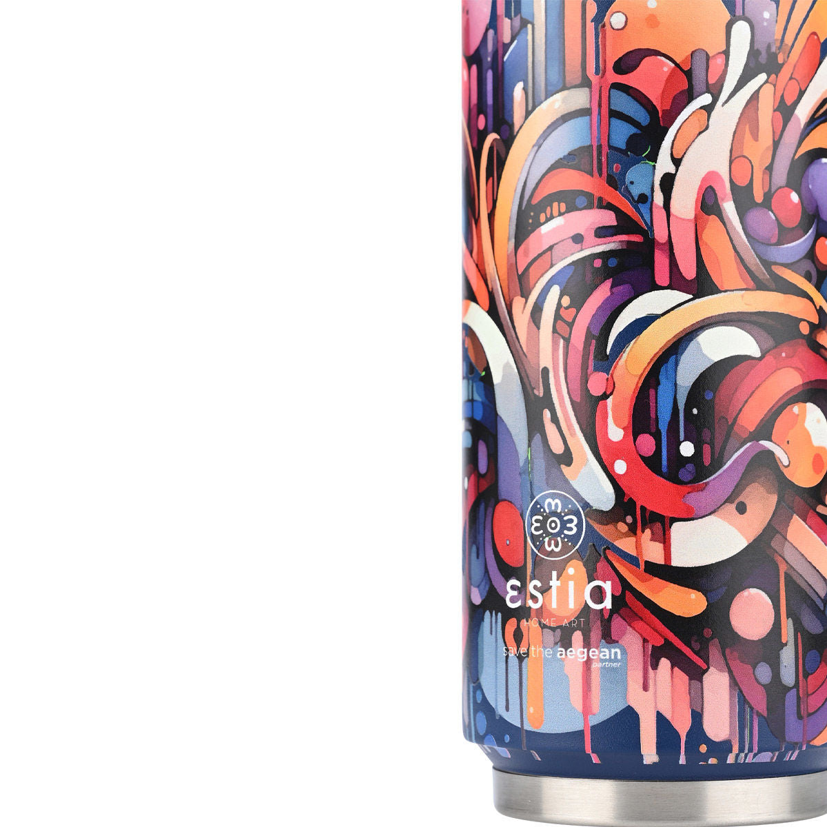 Estia Travel Cup Save The Aegean Ποτήρι Θερμός New Collection - 500ml