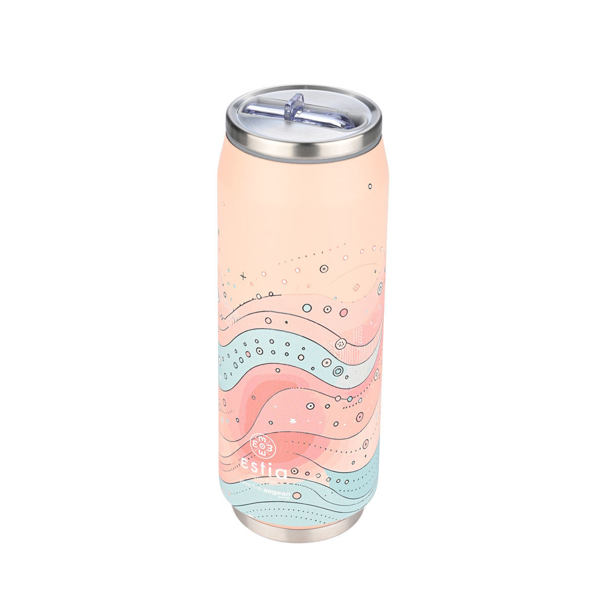 Estia Travel Cup Save The Aegean Ποτήρι Θερμός New Collection - 500ml