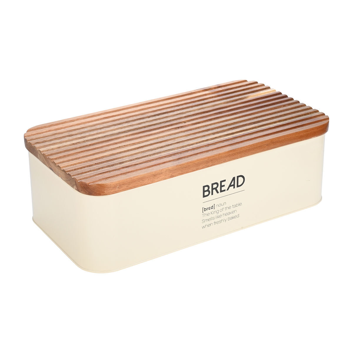 Estia Ψωμιέρα Allure Μεταλλική Ivory - 42x23x13εκ