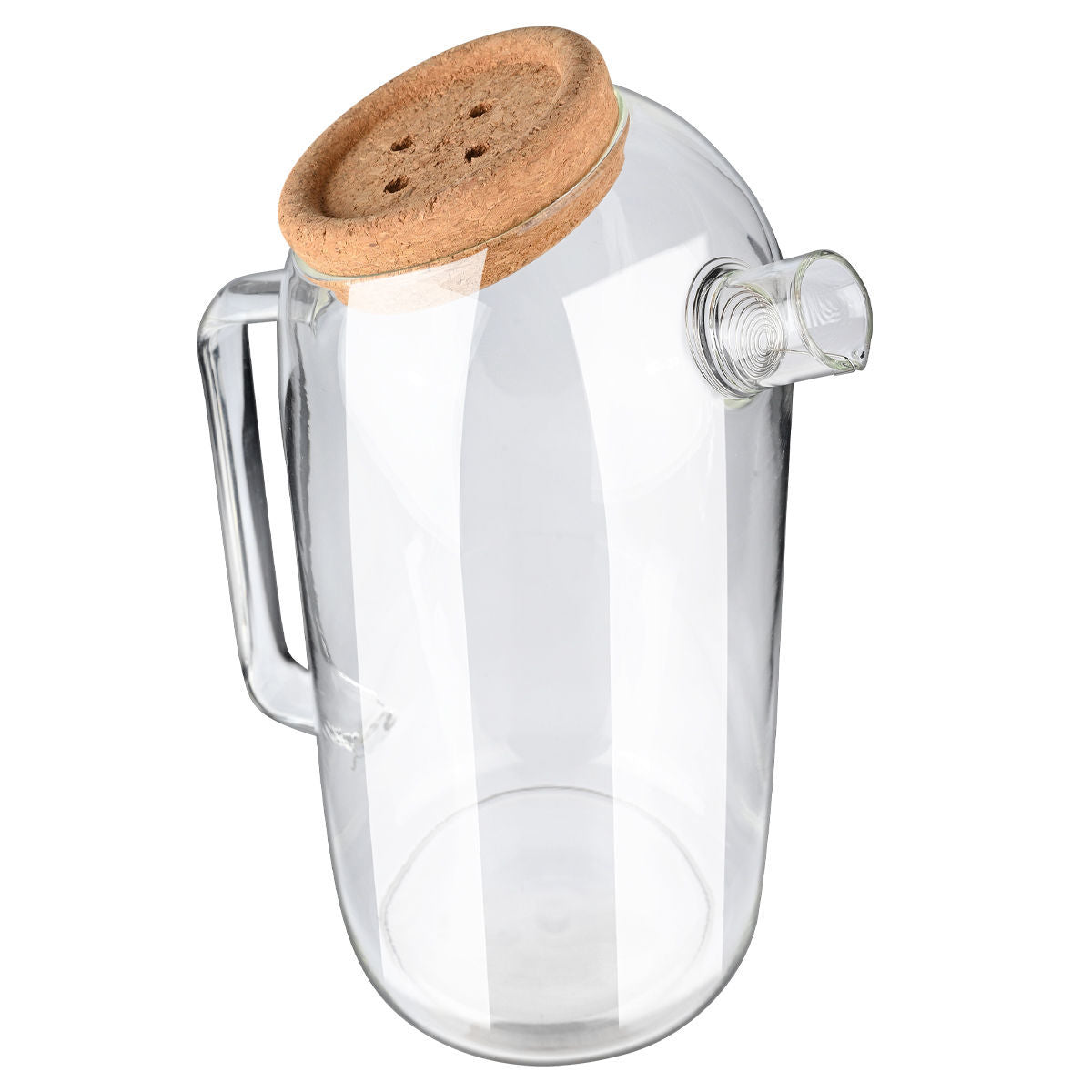 Estia Κανάτα Γυάλινη με Καπάκι Φελλού - 1800ml