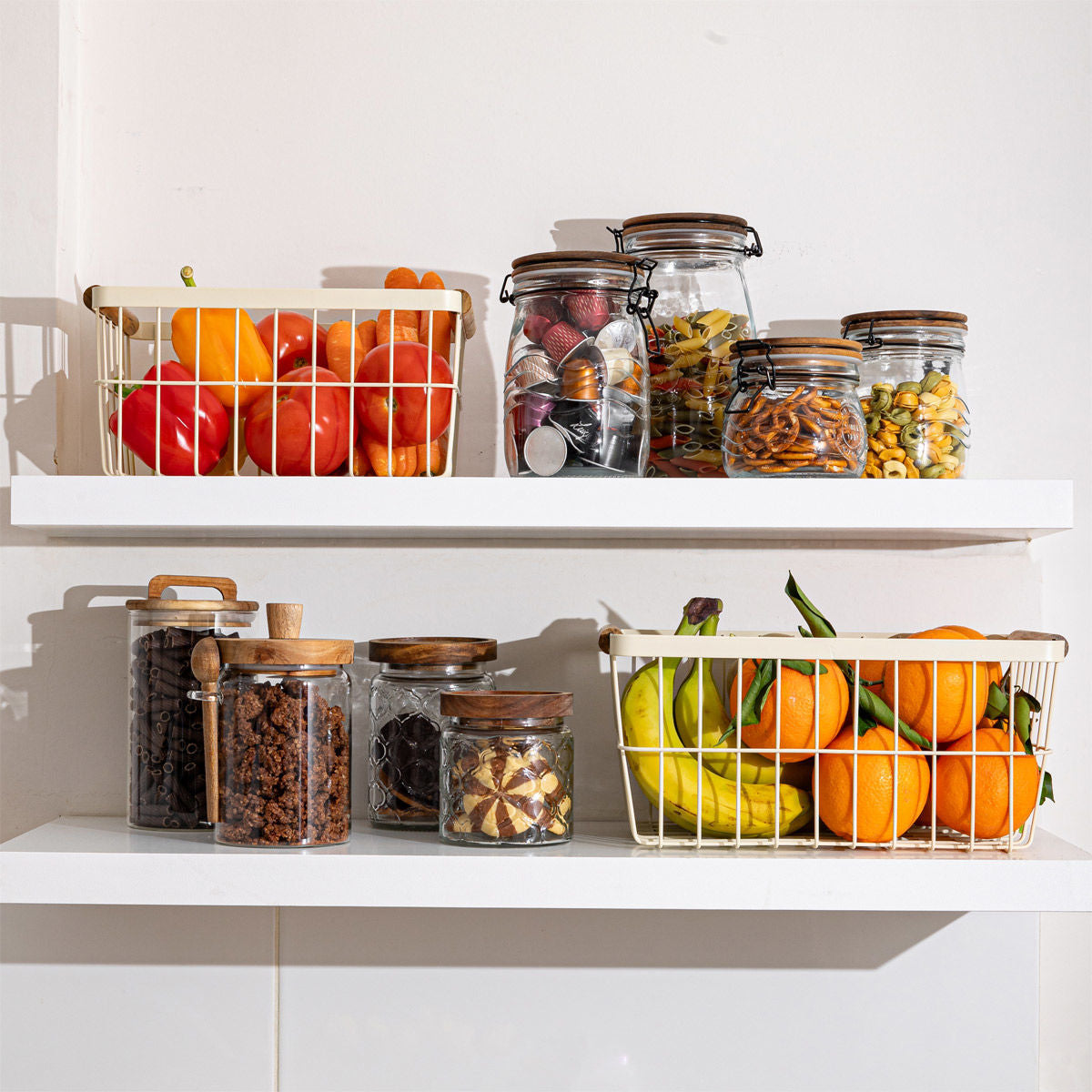 Estia Δοχείο Αποθήκευσης Allure Γυάλινο με Κλιπ Καπάκι - 750ml