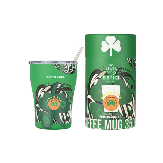 Estia Θερμός Coffee Mug PANATHINAIKOS BC Edition WE THE GREENS - 350ml