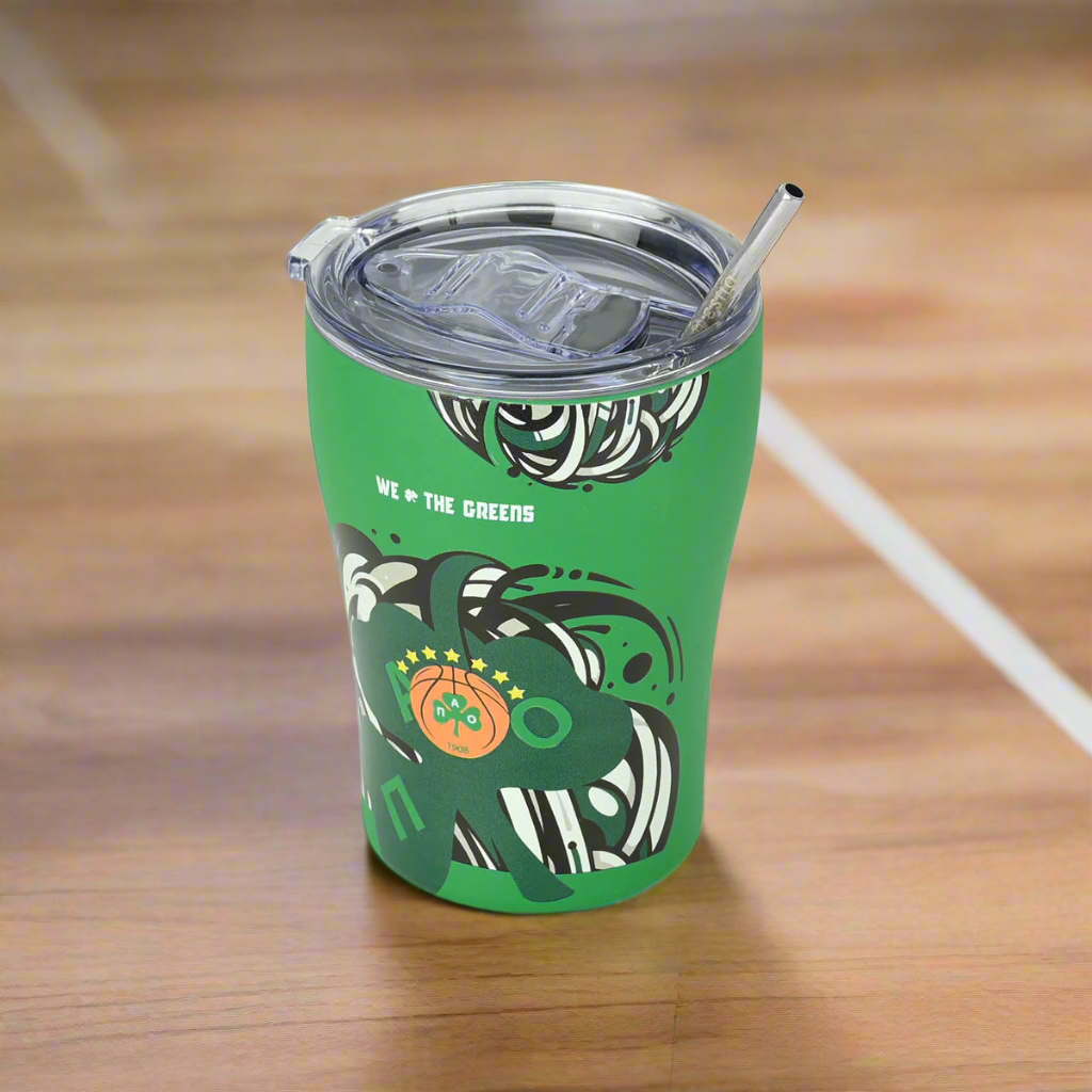 Estia Θερμός Coffee Mug PANATHINAIKOS BC Edition WE THE GREENS - 350ml