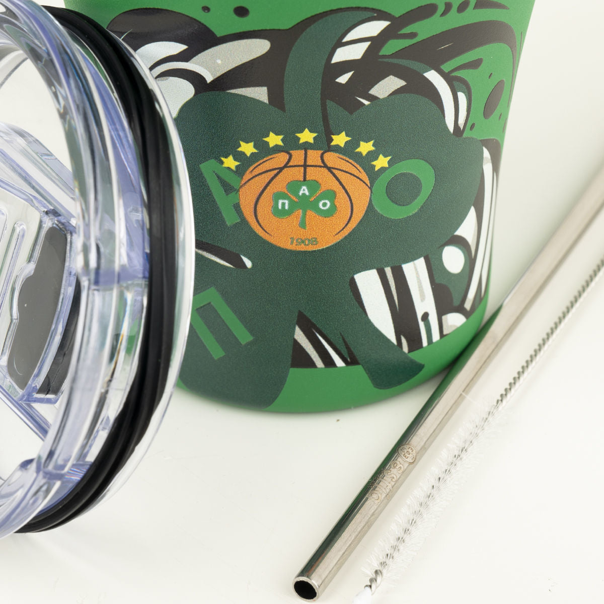 Estia Θερμός Coffee Mug PANATHINAIKOS BC Edition WE THE GREENS - 350ml