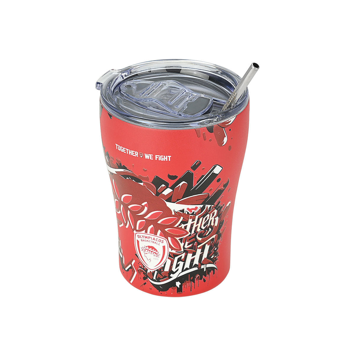 Estia Θερμός Coffee Mug OLYMPIACOS BC Edition TOGETHER WE FIGHT - 350ml