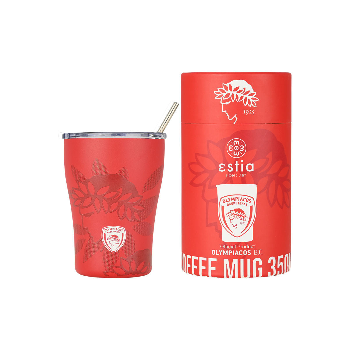 Estia Θερμός Coffee Mug OLYMPIACOS BC Edition - 350ml