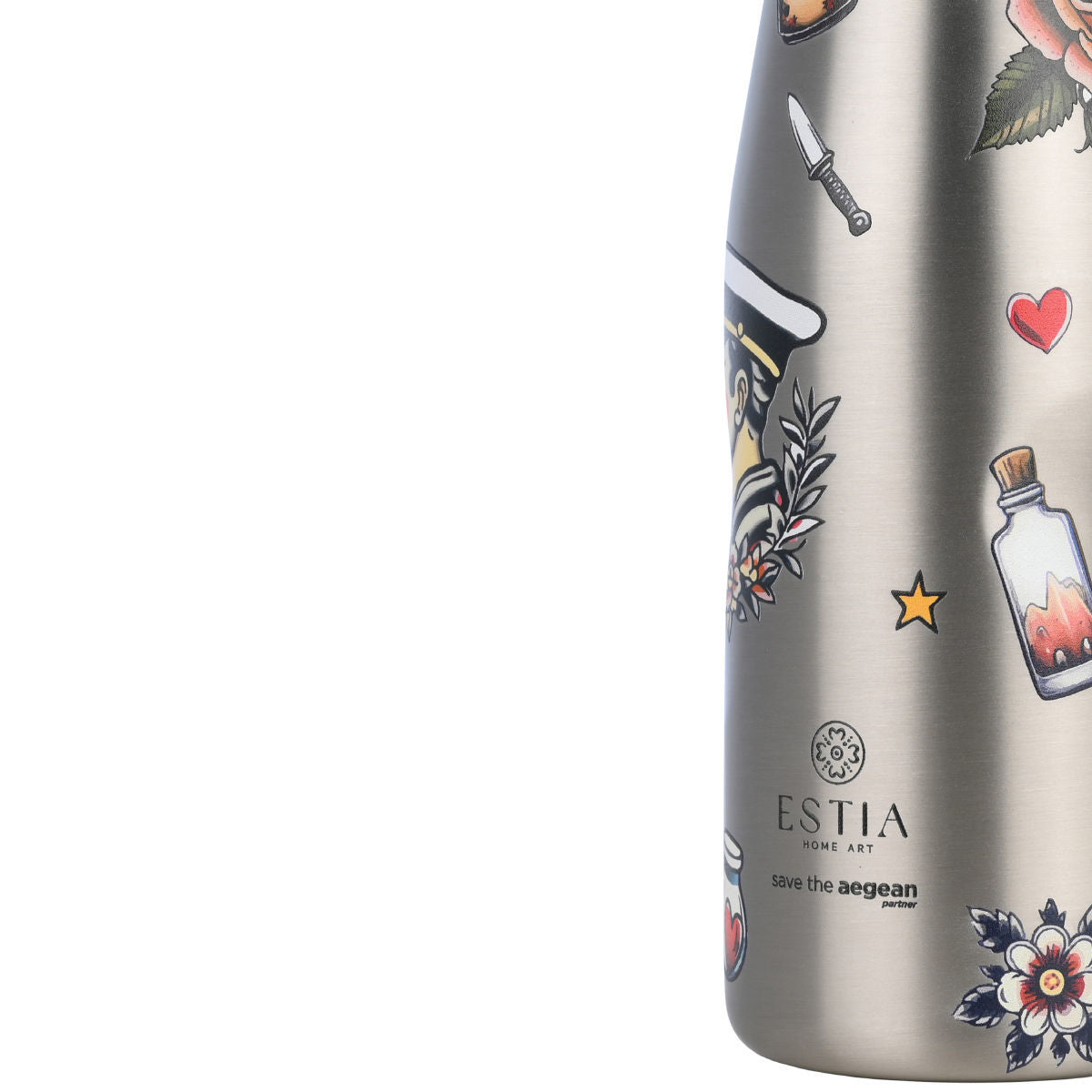 Estia Save The Aegean Θερμός Travel Flask Series 3 - 500ml