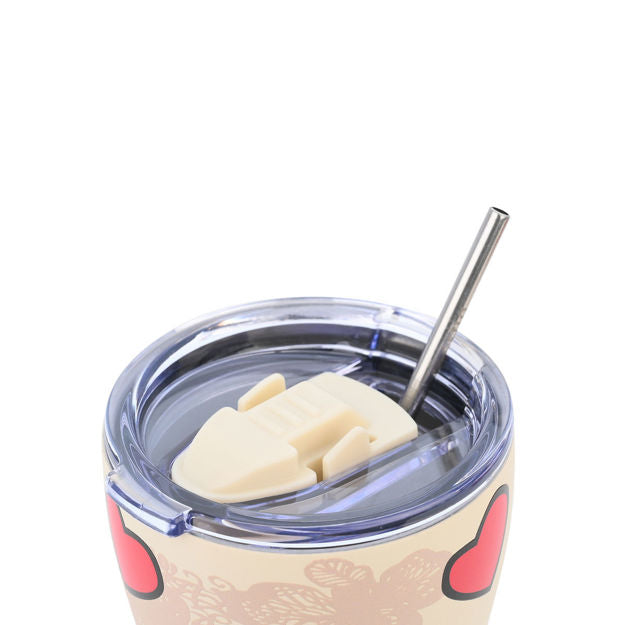 Estia Coffee Mug Save The Aegean Ποτήρι Θερμός με Καλαμάκι Series 3 - 350ml