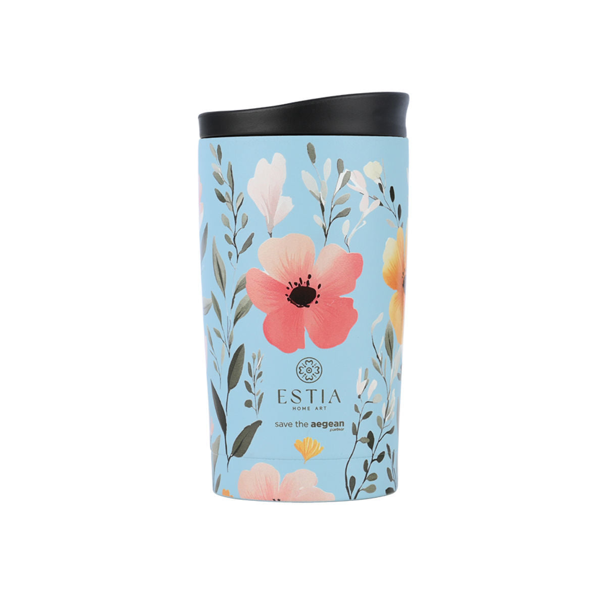 Estia Travel Mug Save The Aegean Κούπα Θερμός Series 3 - 350ml