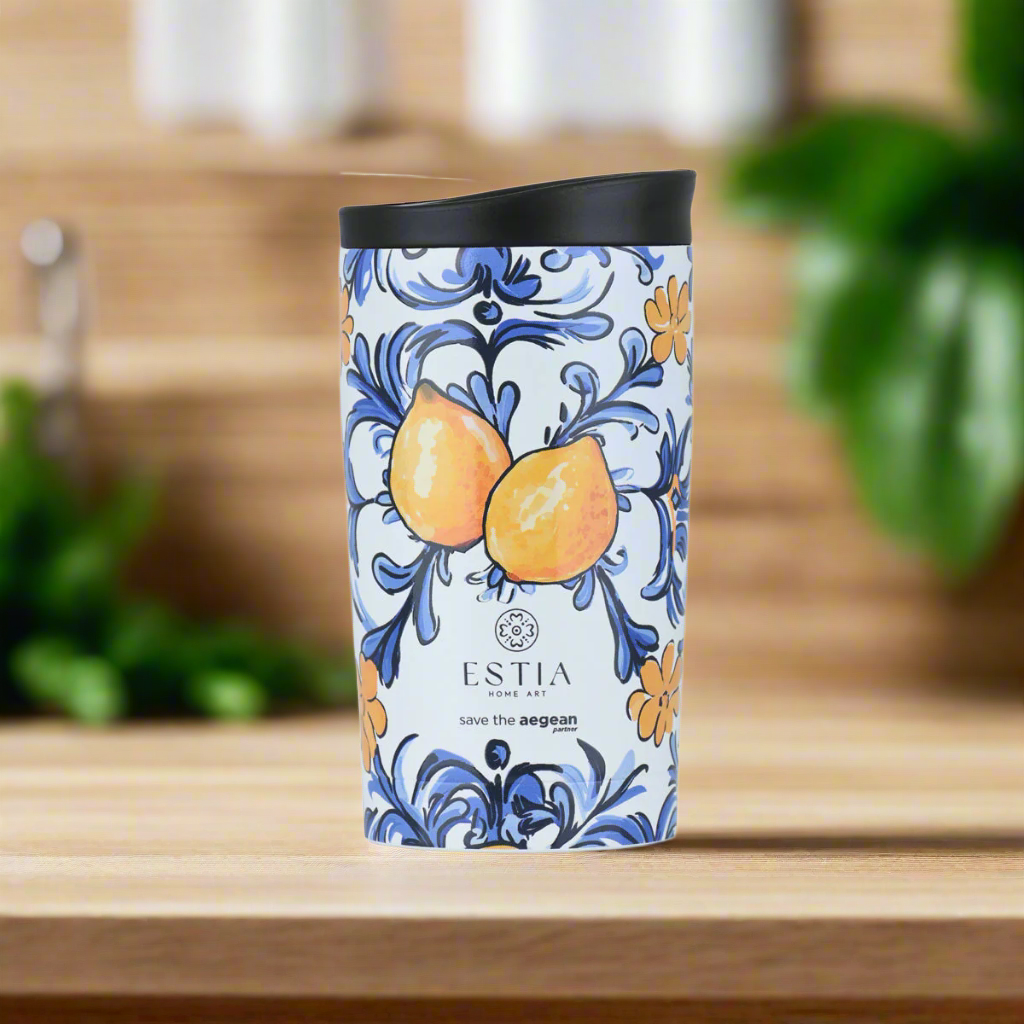 Estia Travel Mug Save The Aegean Κούπα Θερμός Series 3 - 350ml