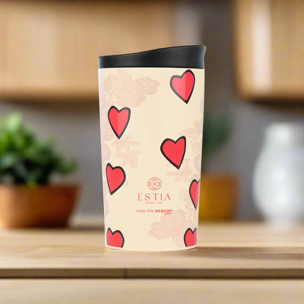 Estia Travel Mug Save The Aegean Κούπα Θερμός Series 3 - 350ml