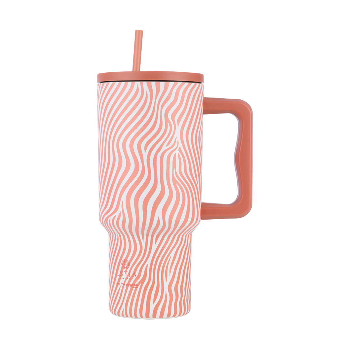 Estia Straw Tumbler XL Save The Aegean Ποτήρι Θερμός με Καλαμάκι Series 3 - 900ml
