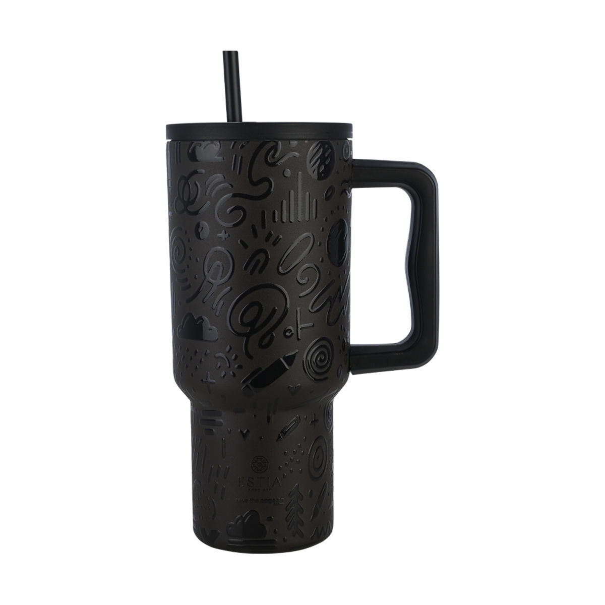 Estia Straw Tumbler XL Save The Aegean Ποτήρι Θερμός με Καλαμάκι Series 3 - 900ml