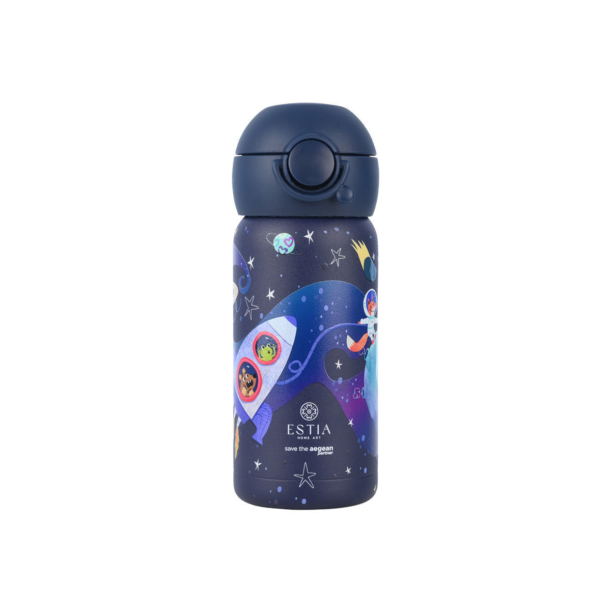 Estia Θερμός Παιδικό Wonder Bottle Save The Aegean Series 3 - 350ml