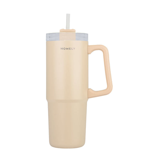 Homely Straw Tumbler Ποτήρι Θερμός - 900ml