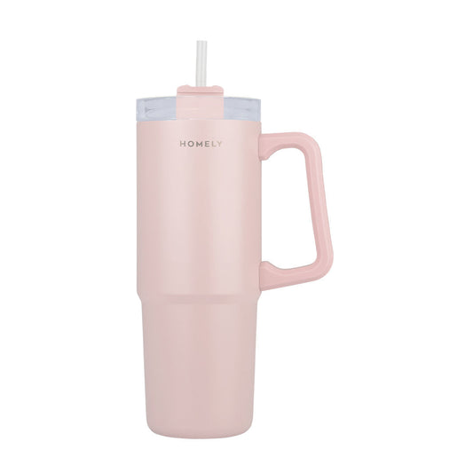Homely Straw Tumbler Ποτήρι Θερμός - 900ml