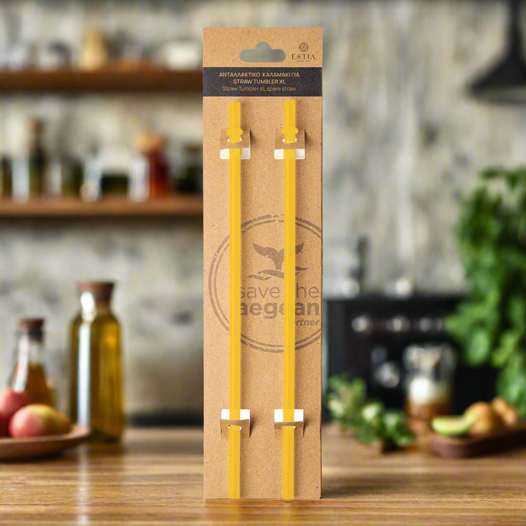 Estia Ανταλλακτικό Καλαμάκι Straw Tumbler XL Series 3 900ml - 2τμχ