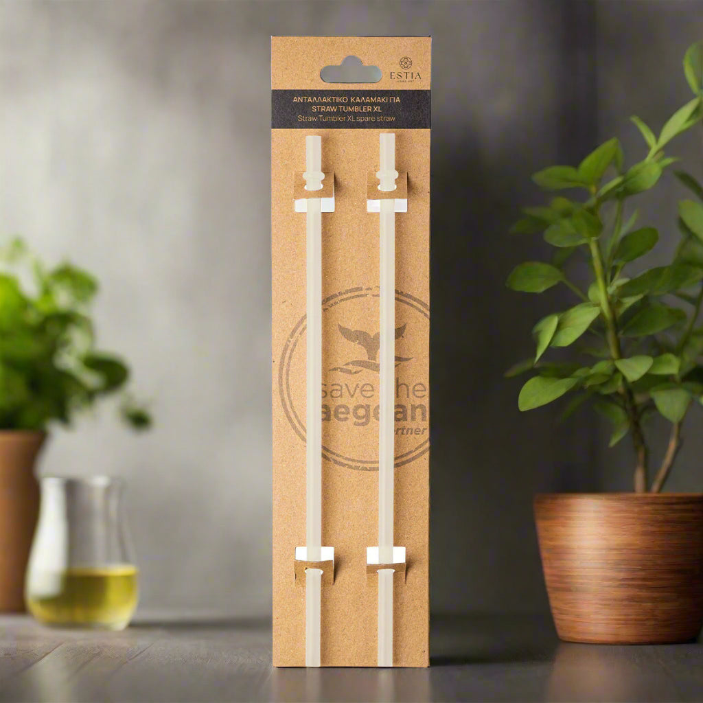 Estia Ανταλλακτικό Καλαμάκι Straw Tumbler XL Series 3 900ml - 2τμχ