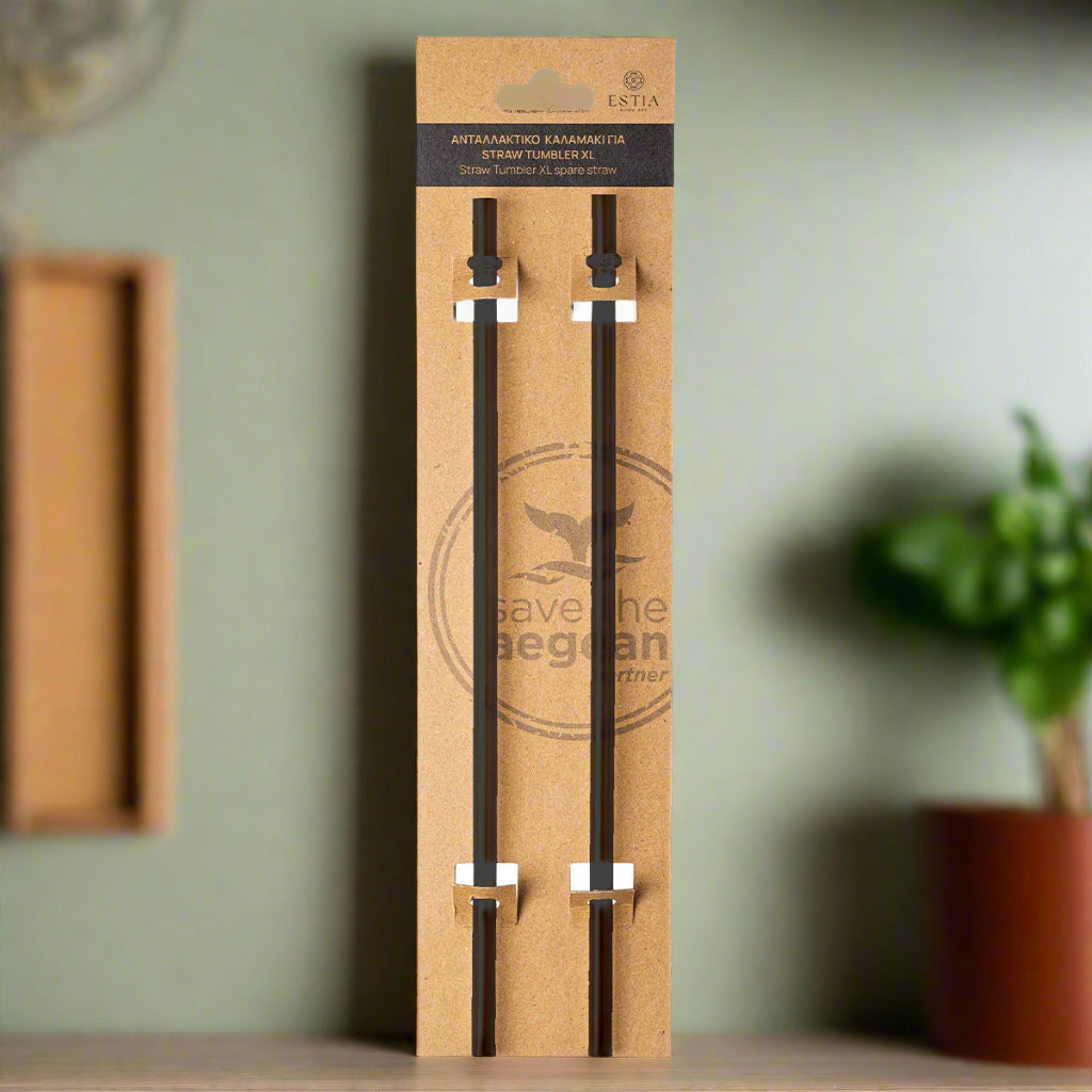 Estia Ανταλλακτικό Καλαμάκι Straw Tumbler XL Series 3 1200ml - 2τμχ