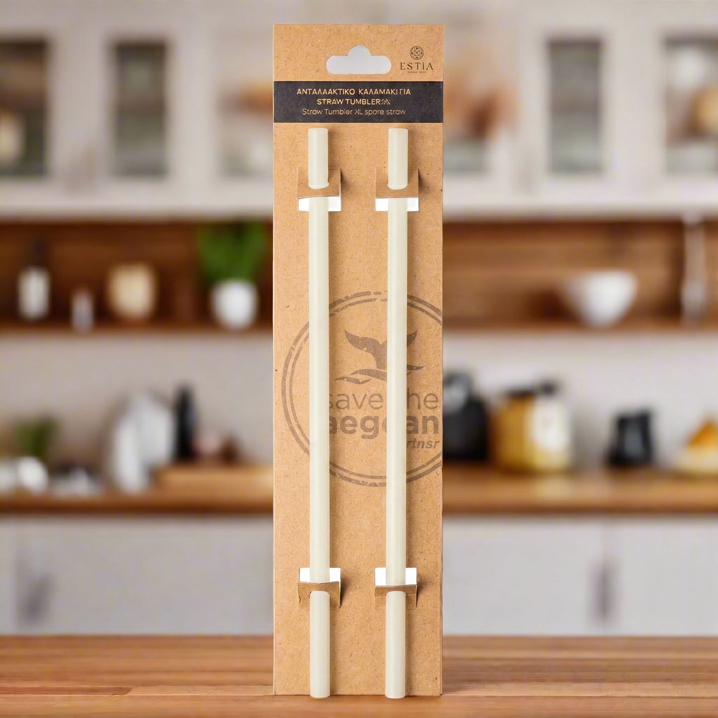 Estia Ανταλλακτικό Καλαμάκι Straw Tumbler XL Series 3 1200ml - 2τμχ