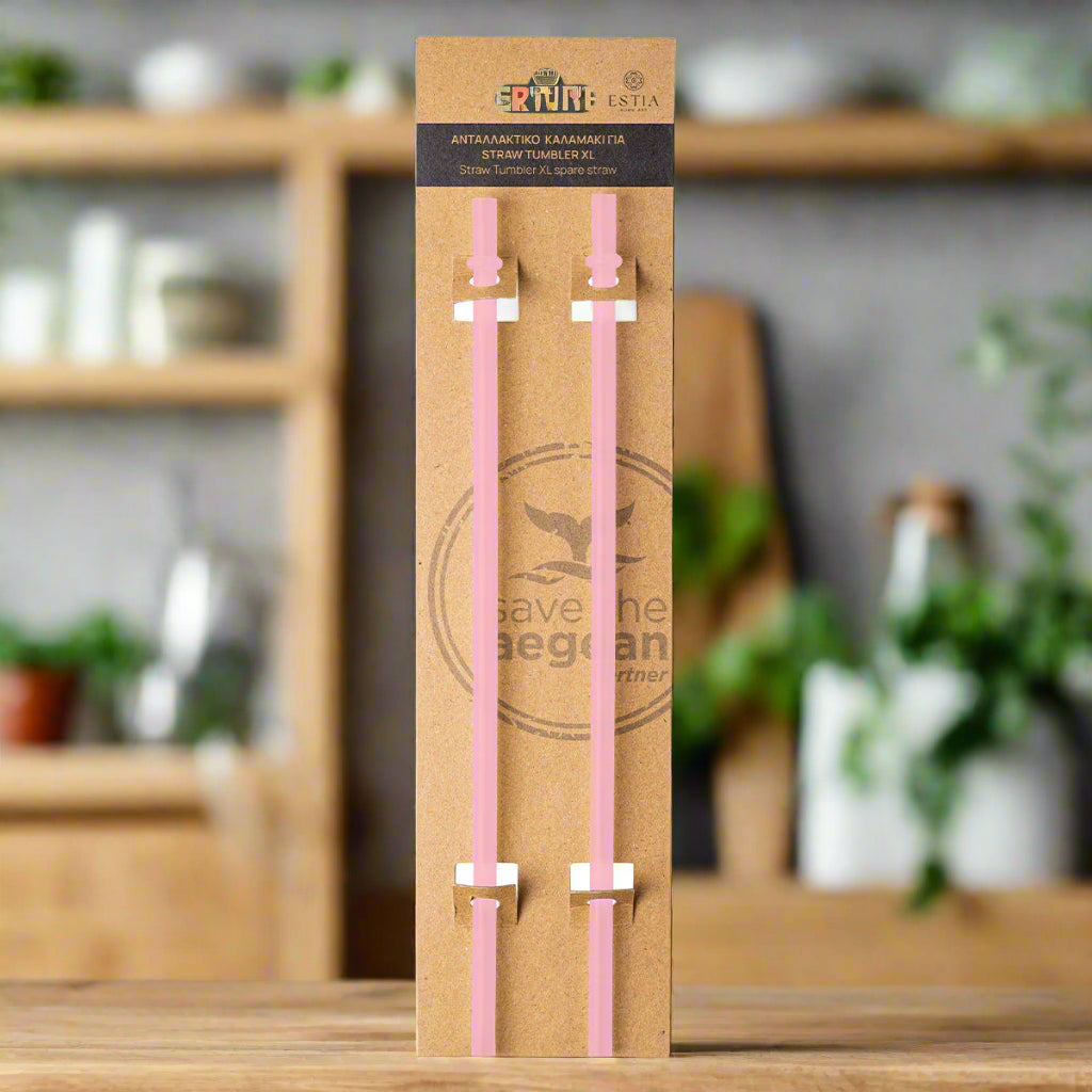 Estia Ανταλλακτικό Καλαμάκι Straw Tumbler XL Series 3 1200ml - 2τμχ
