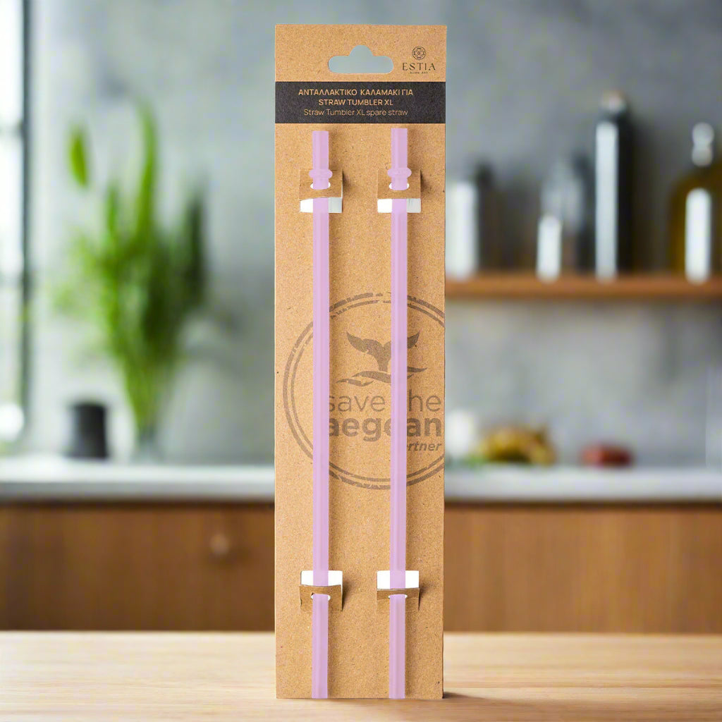 Estia Ανταλλακτικό Καλαμάκι Straw Tumbler XL Series 3 1200ml - 2τμχ