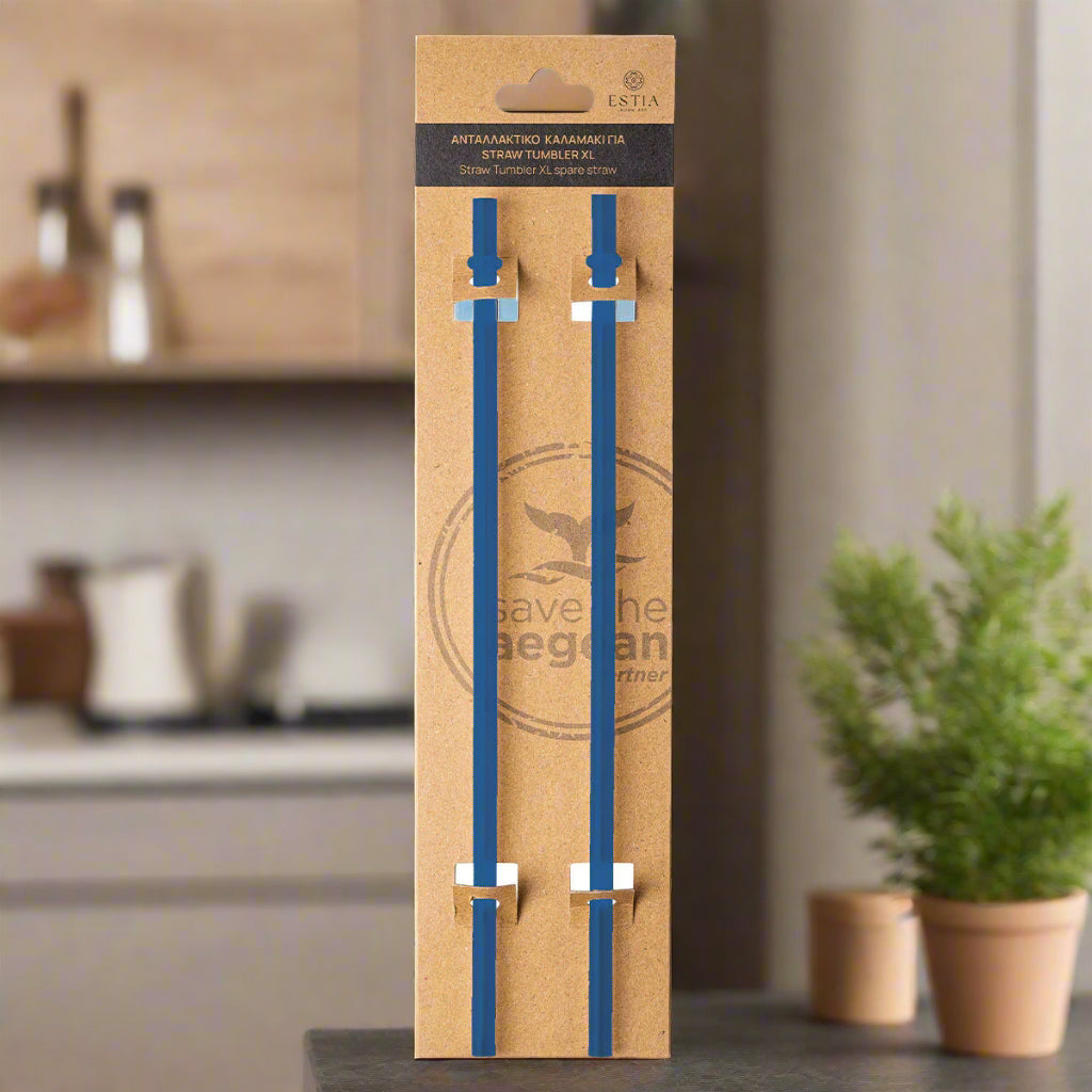 Estia Ανταλλακτικό Καλαμάκι Straw Tumbler XL Series 3 1200ml - 2τμχ