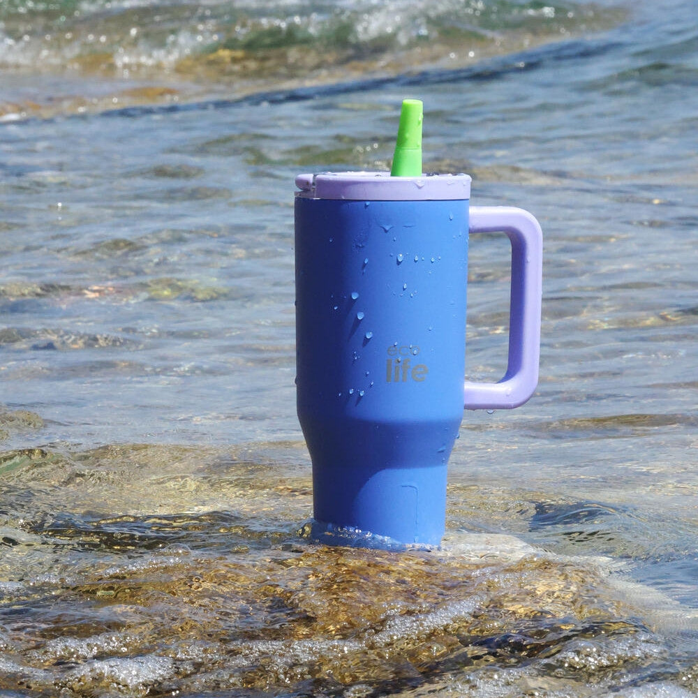 Ecolife Ποτήρι Θερμός - Tumbler με 2 Λαβές - 900ml