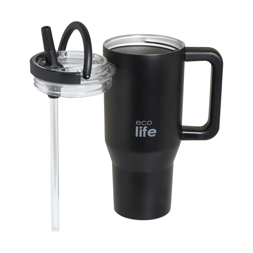 Ecolife Ποτήρι Θερμός - Tumbler με 2 Λαβές - 900ml
