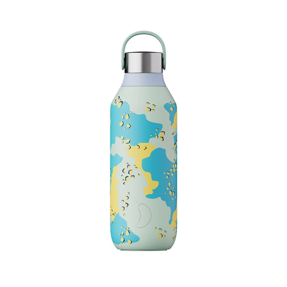 Chilly's Series 2 Μπουκάλι Θερμός Camo Light Green - 500ml