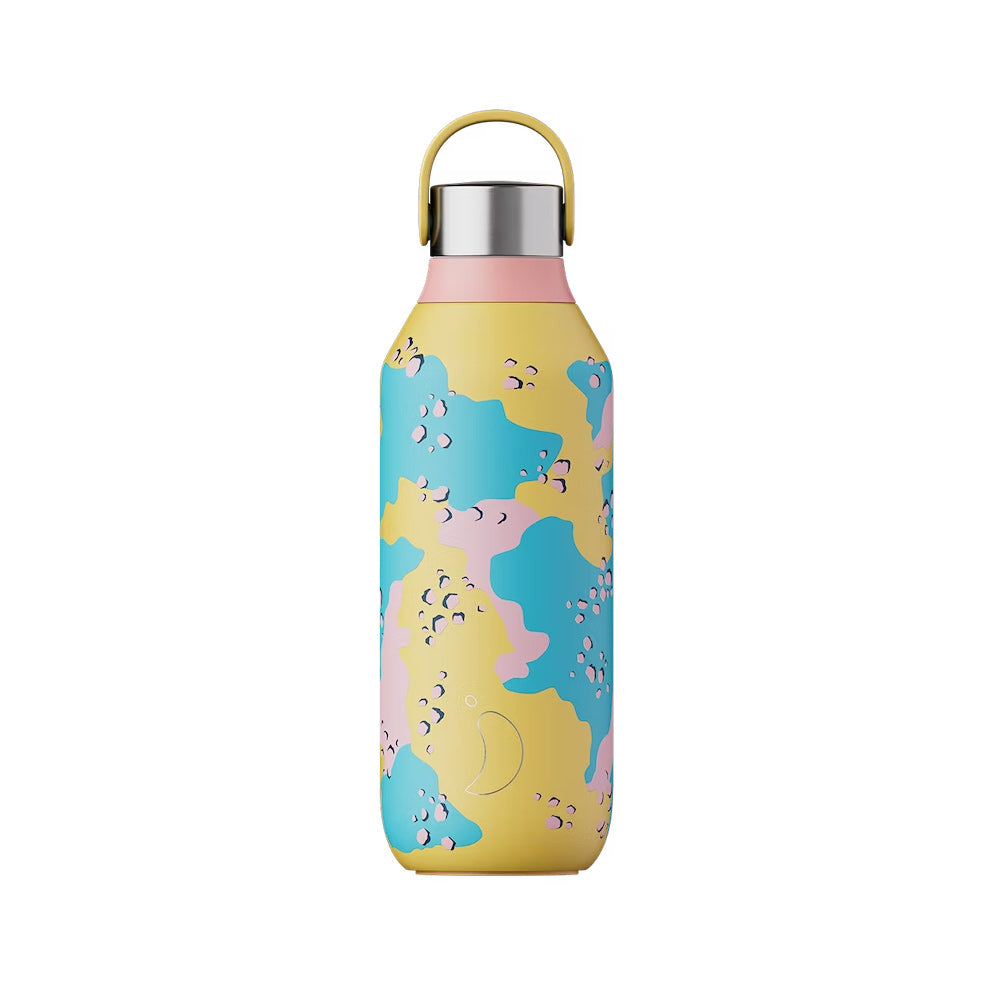 Chilly's Series 2 Μπουκάλι Θερμός Camo Yellow - 500ml