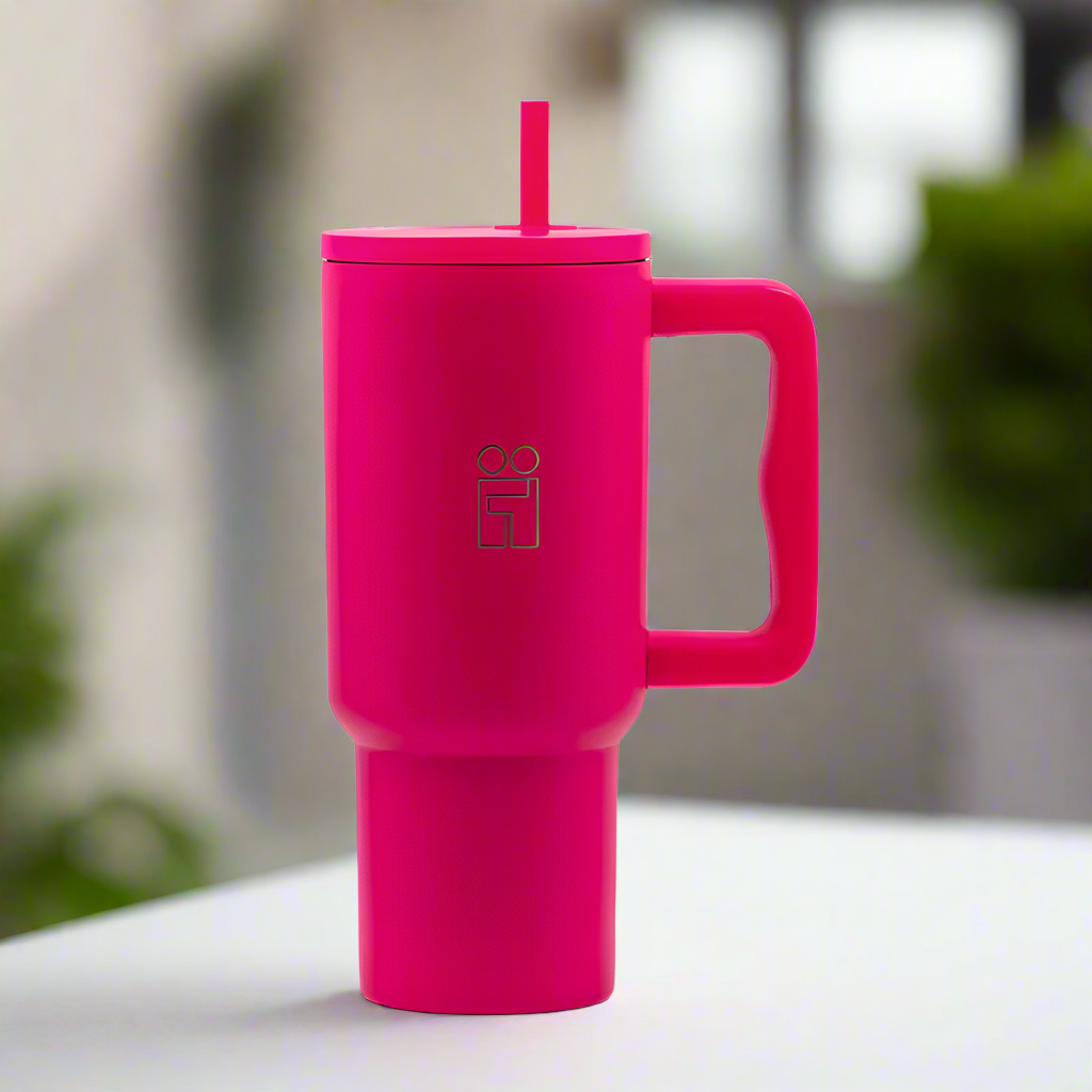 Hugs My Tumbler Ποτήρι Θερμός με Καλαμάκι - 900ml