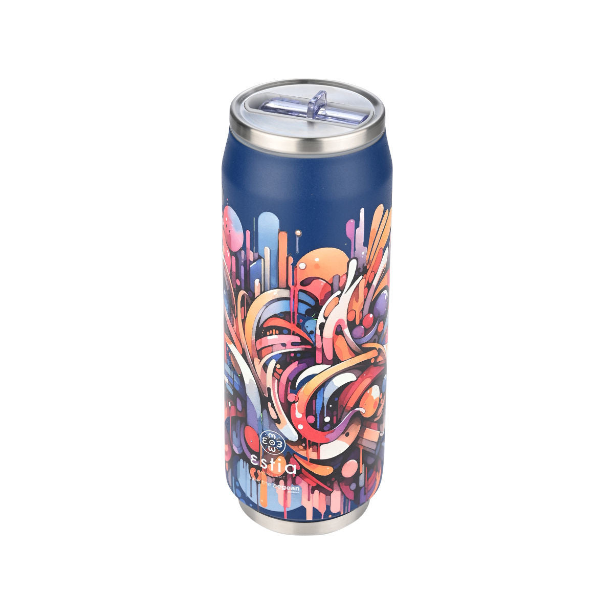 Estia Travel Cup Save The Aegean Ποτήρι Θερμός New Collection - 500ml