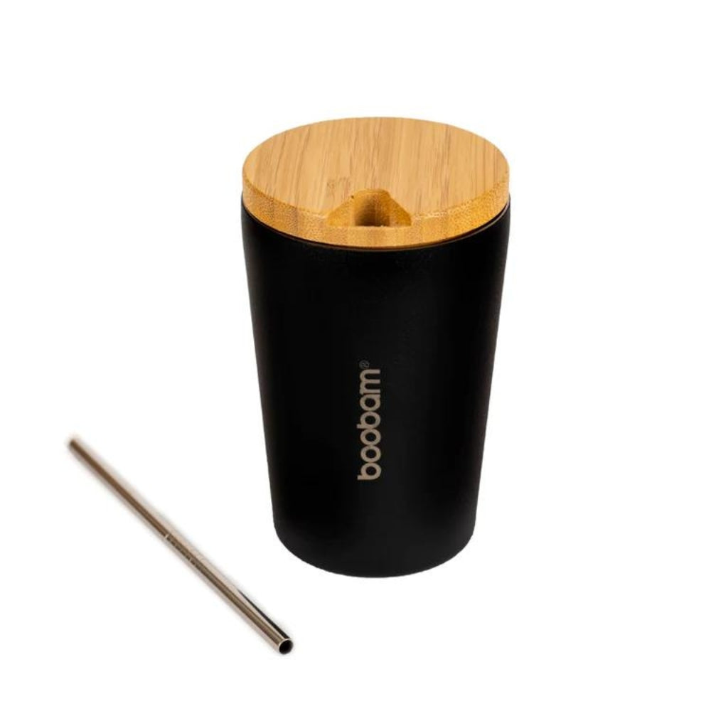Boobam Cup Lite Ποτήρι Θερμός με Καλαμάκι - 350ml