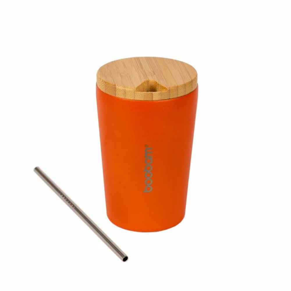 Boobam Cup Lite Ποτήρι Θερμός με Καλαμάκι - 350ml