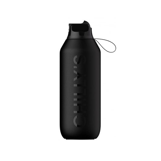 Chilly's Series 2 Flip Sport Μπουκάλι Θερμός Αbyss Βlack - 500ml