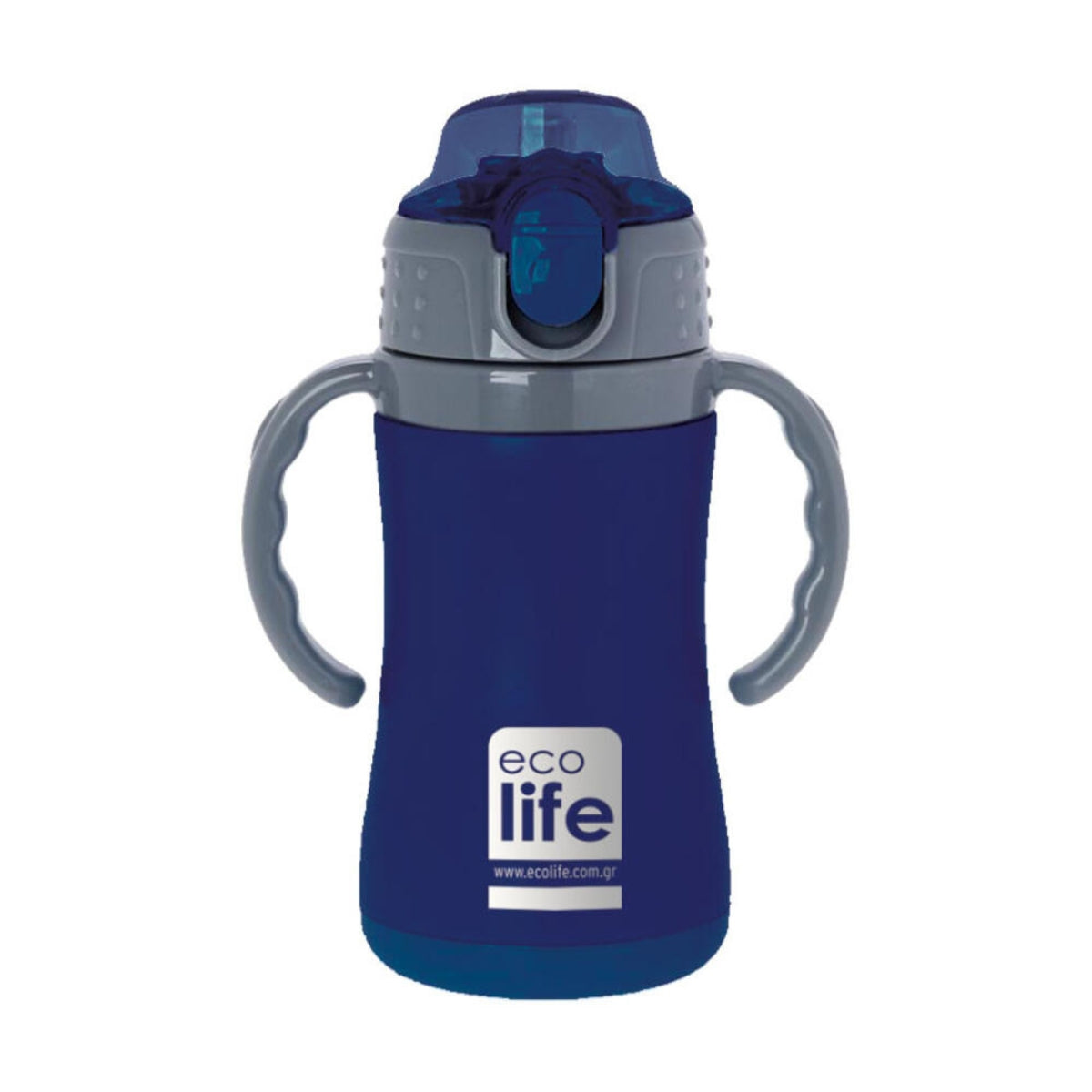 Ecolife Kids Παγουράκι Θερμός Navy Blue - 300ml