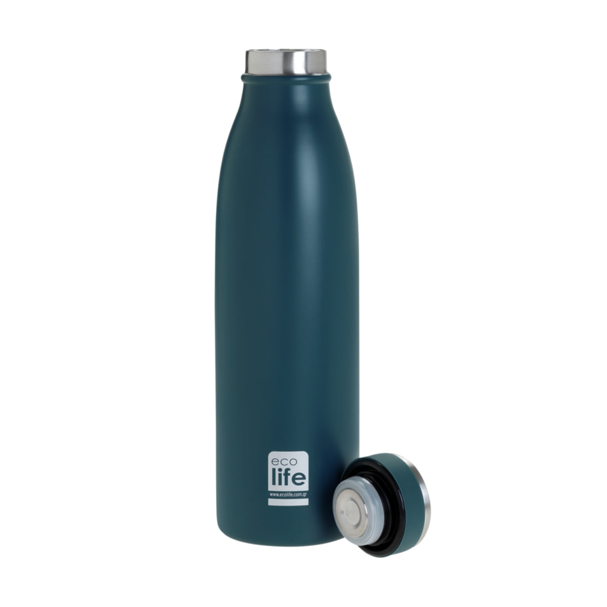 Ecolife Μπουκάλι Θερμός Slim Μπλε - 500ml