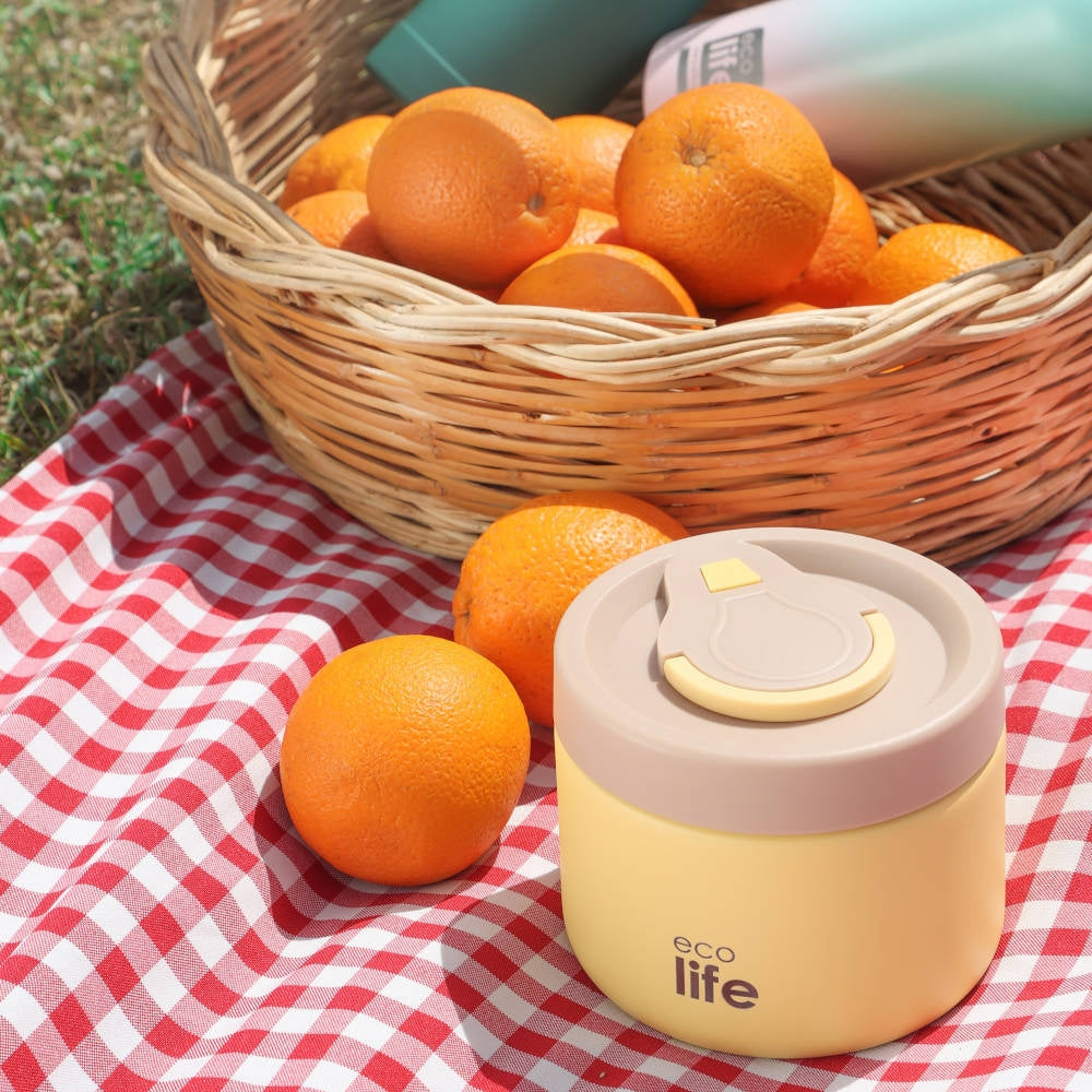 Ecolife Στρογγυλό Θερμός Φαγητού - 650ml