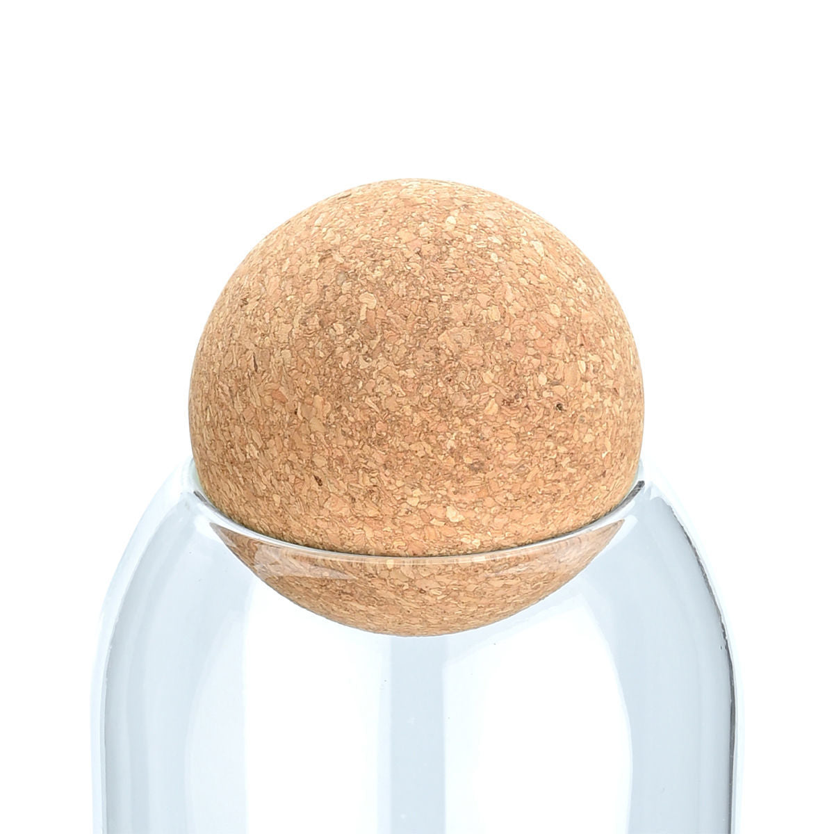 Estia Δοχείο Αποθήκευσης Γυάλινο με Καπάκι Φελλού - 950ml