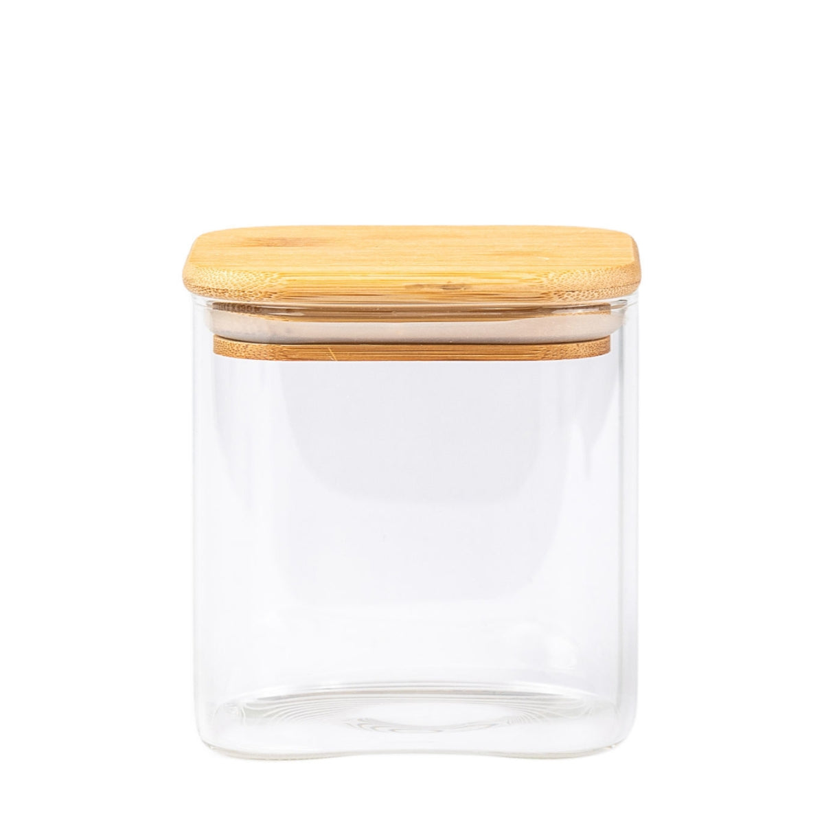 Estia Δοχείο Αποθήκευσης Bamboo Essentials 550ml Γυάλινο Με Καπάκι